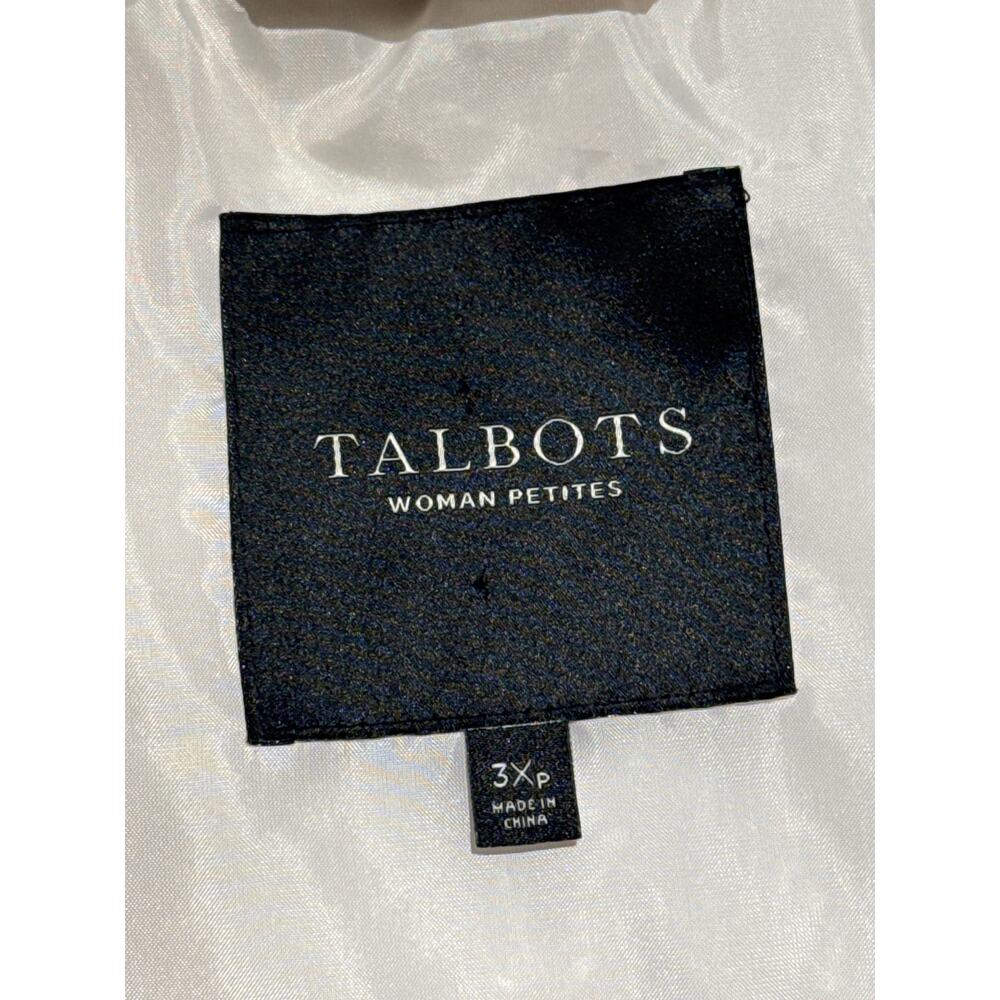 Talbots Quilted Ivory Women's Jacket Size 3X - Picture 5 of 6